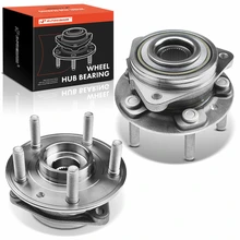 2 Pcs Front Wheel Bearing & Hub Assembly