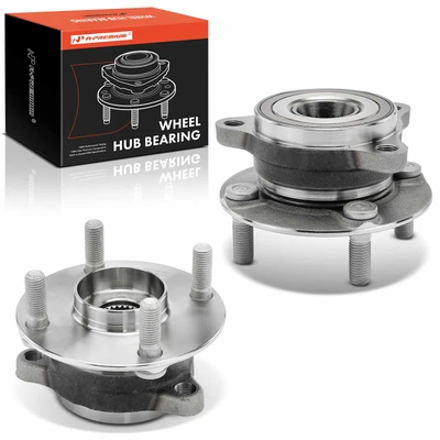 2 Pcs Front Wheel Hub Bearing Assembly