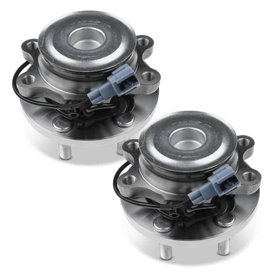 2 Pcs Front Wheel Hub Bearing Assembly