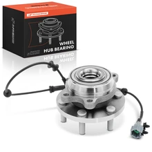 Front Wheel Hub & Bearing Assembly with ABS for 2009-2012 Suzuki Equator