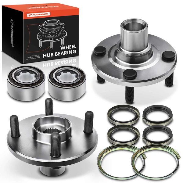 2 Pcs Front Wheel Bearing & Hub Assembly for 1998-2002 Chevrolet Prizm