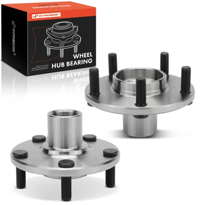 2 Pcs Front Wheel Bearing Hub Assembly