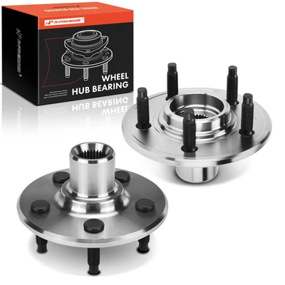2 Pcs Rear Wheel Bearing & Hub Assembly