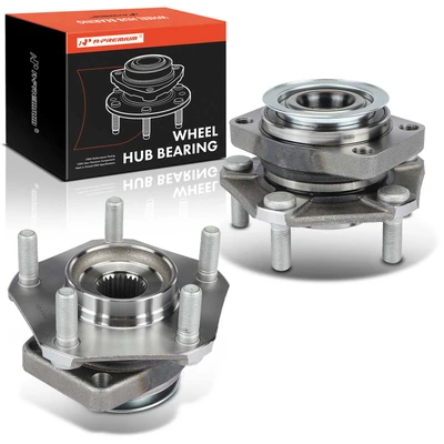 2 Pcs Front Wheel Hub Bearing Assembly
