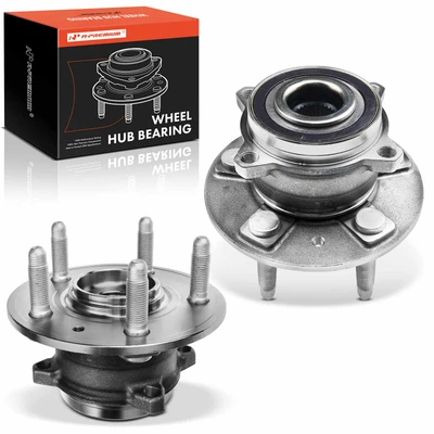 2 Pcs Rear Wheel Bearing & Hub Assembly