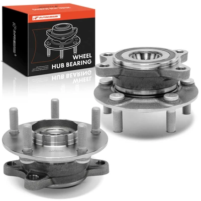 2 Pcs Front Wheel Hub Bearing Assembly