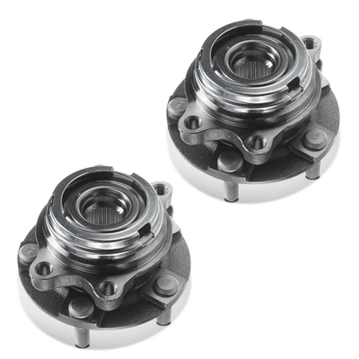 2 Pcs Front Wheel Bearing & Hub Assembly