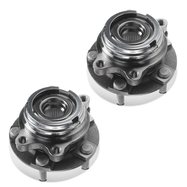 2 Pcs Front Wheel Bearing & Hub Assembly for 2008-2010 INFINITI M45