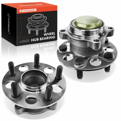 2 Pcs Rear Wheel Bearing & Hub Assembly