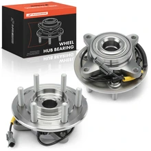 2 Pcs Front Driver & Passenger Wheel Hub & Bearing Assembly with ABS for 2022-2023 Ford F-150