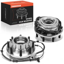 2 Pcs Front Wheel Hub and Bearing Assembly with ABS for 2020-2022 Ford F-550 Super Duty