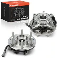 2 Pcs Front Wheel Hub & Bearing Assembly with ABS for 2022-2024 Ford F-150