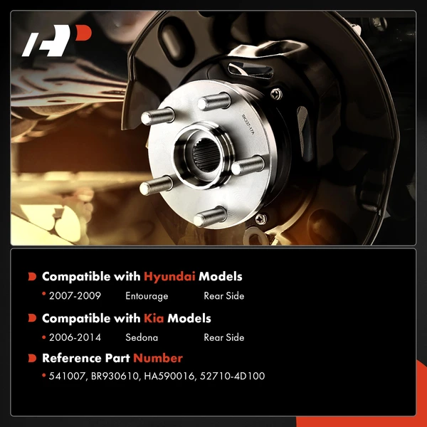 A-Premium APHB1842 Wheel Hub Rear Driver & Passenger