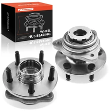 2 Pcs Front Wheel Bearing & Hub Assembly for Ford Ranger Mazda B3000 B4000 1998-2000 4WD