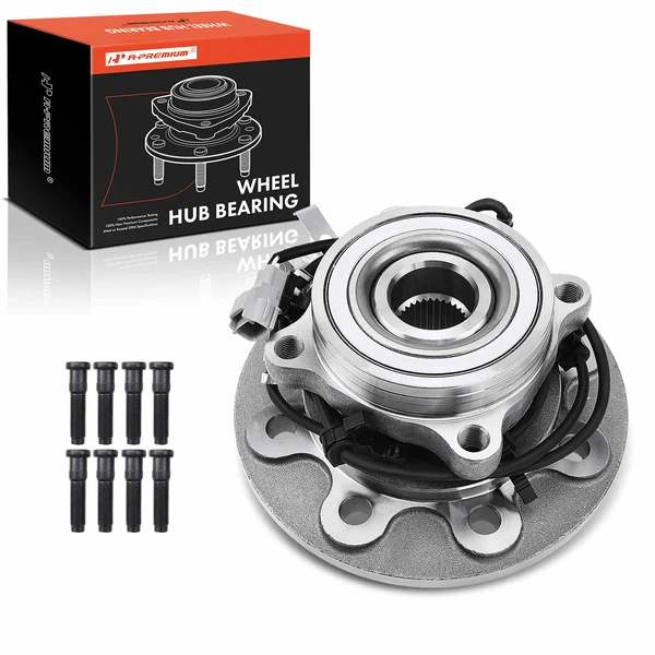 Front Passenger Wheel Bearing & Hub Assembly with ABS Sensor for 1998-1999 Dodge Ram 2500