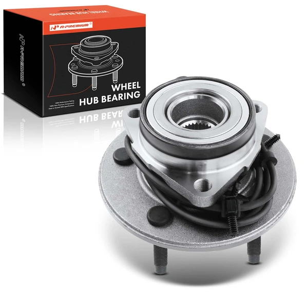 Front Driver or Passenger Wheel Bearing & Hub Assembly with ABS for Dodge Ram 1500 00-01