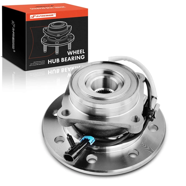 Front Wheel Bearing & Hub Assembly with ABS for Chevy GMC K2500 96-00