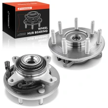 2 Pcs Front Wheel Bearing & Hub Assembly with ABS Sensor for 2004-2005 Ford F-150