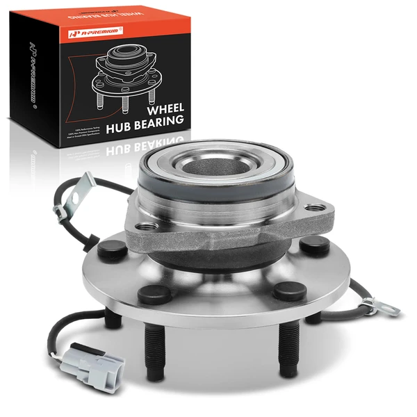 Front Driver Wheel Bearing & Hub Assembly with ABS Sensor for 1997-1999 Dodge Ram 1500