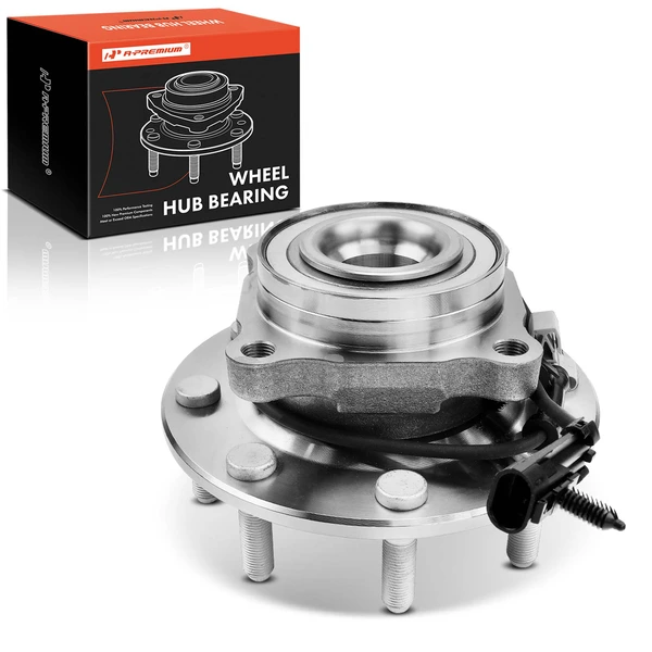 Front Driver or Passenger Wheel Bearing & Hub Assembly for Chevy Silverado 3500 GMC RWD