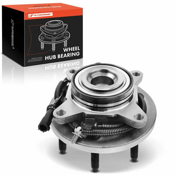 Front Driver or Passenger Wheel Bearing & Hub Assembly with ABS for 2007-2010 Ford Expedition