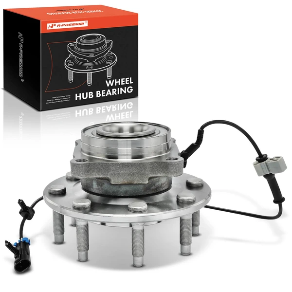 Front Driver or Passenger Wheel Bearing & Hub Assembly with ABS for Chevy Silverado 2500 HD