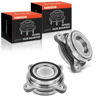 2 Pcs Front Wheel Bearing