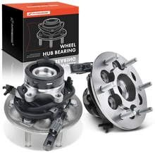 2 Pcs Front Wheel Bearing & Hub Assembly with ABS Sensor for 2006-2008 GMC Canyon