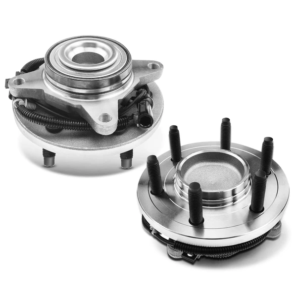 2 Pcs Front Wheel Bearing & Hub Assembly with ABS Sensor for 2009-2010 Ford F-150