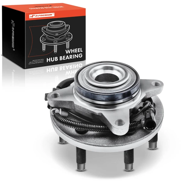 Front Driver or Passenger Wheel Bearing & Hub Assembly with ABS for 2009-2010 Ford F-150