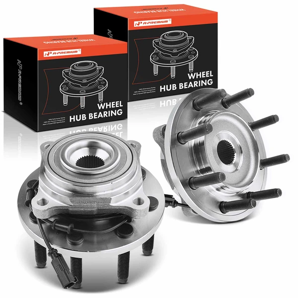 A-Premium APHB1305 2009-2010 Dodge Ram 3500 Wheel Bearing and Hub Assembly Kit Front Driver & Passenger