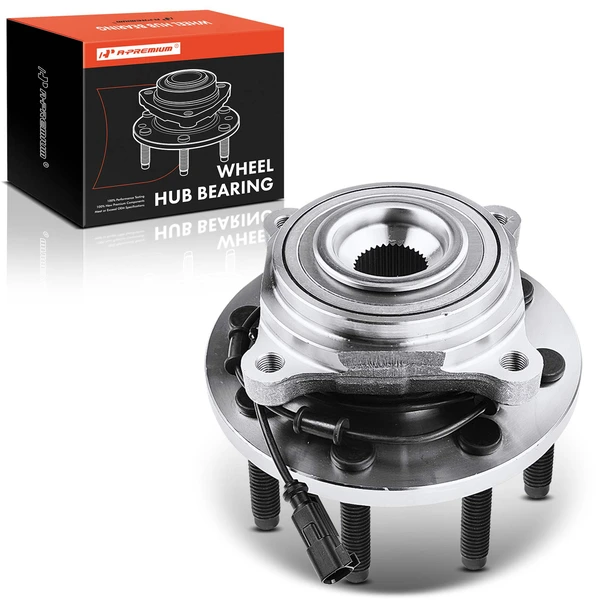 A-Premium APHB1304 2009-2010 Dodge Ram 3500 Wheel Bearing and Hub Assembly Kit Front Driver or Passenger