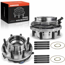 2 Pcs Front Wheel Bearing & Hub Assembly with ABS Sensor for 2013-2016 Ford F-350 Super Duty