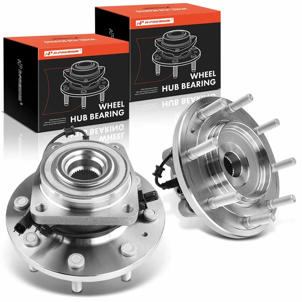 A-Premium APHB1336 2011-2016 Chevrolet Silverado 2500 HD Wheel Bearing and Hub Assembly Kit Front Driver & Passenger