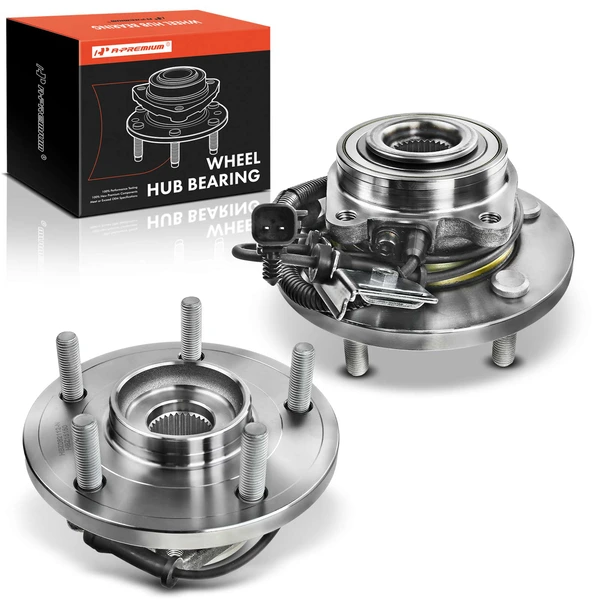 2 Pcs Front Wheel Bearing & Hub Assembly for 2012-2018 Dodge Grand Caravan