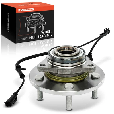 Front Wheel Bearing & Hub Assembly with ABS Sensor
