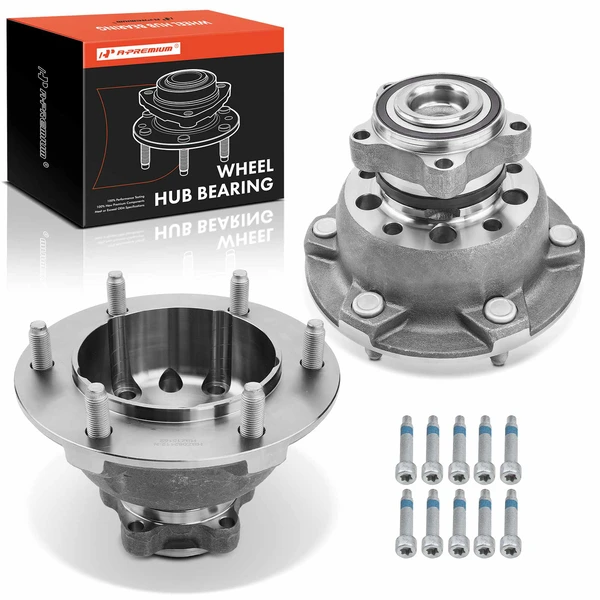 2 Pcs Front Wheel Bearing & Hub Assembly for 2015 Ford Transit-250