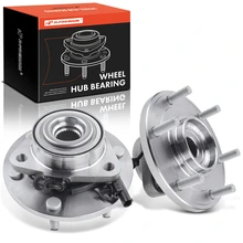 2 Pcs Front Wheel Bearing & Hub Assembly with ABS Sensor