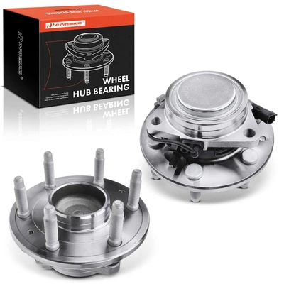 2 Pcs Front Wheel Bearing & Hub Assembly