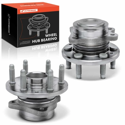 2 Pcs Front Wheel Bearing & Hub Assembly