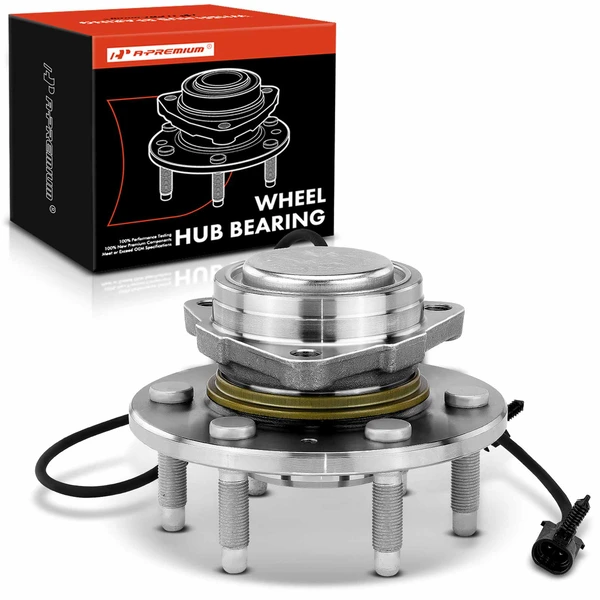 A-Premium APHB1532 2005-2006 GMC Sierra 1500 Wheel Bearing and Hub Assembly Kit Front Driver or Passenger