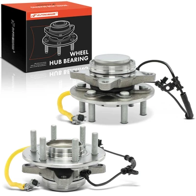 2 Pcs Front Wheel Bearing Hub Assembly