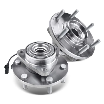 2 Pcs Front Left & Right Wheel Hub Bearing Assembly