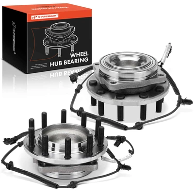 2 Pcs Front Wheel Hub Bearing Assembly