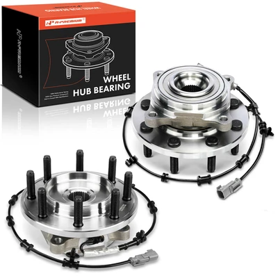 2 Pcs Front Wheel Bearing Hub Assembly