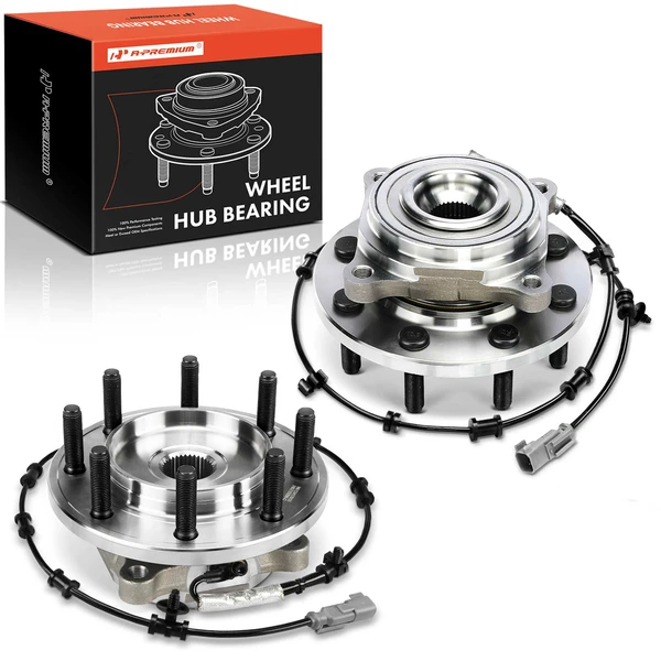 2 Pcs Front Wheel Bearing Hub Assembly for Ram 2500 2019-2023 3500 2019-2023