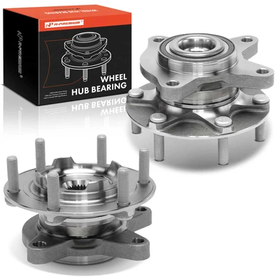 2 Pcs Front Wheel Bearing Hub Assembly