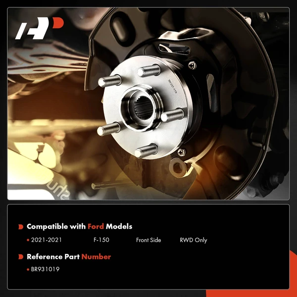 A-Premium APHB1815 Wheel Bearing and Hub Assembly Kit Front Driver or Passenger