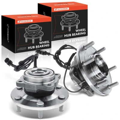 2 Pcs Rear Wheel Hub Bearing with ABS Sensor