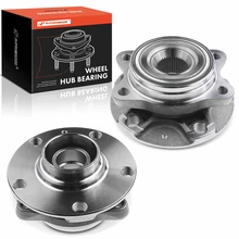 2 Pcs Front Wheel Bearing & Hub Assembly